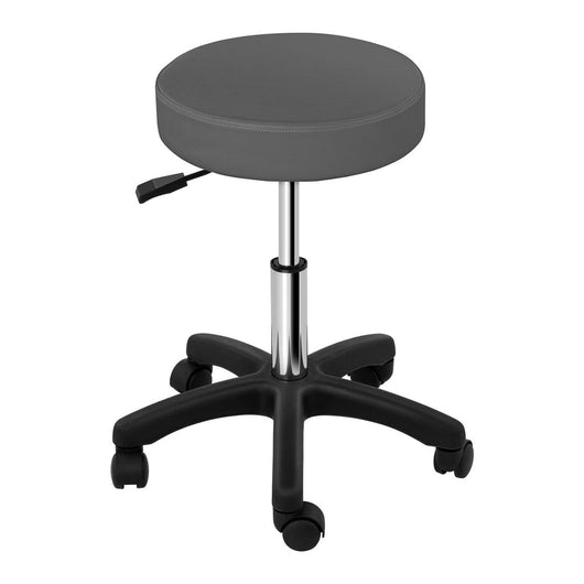 Sgabello sedia sedia da ufficio con ruote grigio 14_0003757