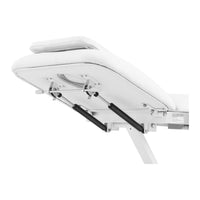 Lettino da massaggio professionale struttura in metallo rivestimento in PU bianco 14_0003631