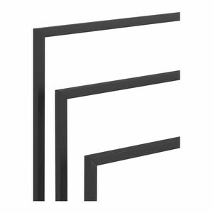 Porta asciugamani da terra in acciaio a 3 barre (3 barre, larghezza 65 cm, portata 6 kg, grigio scuro) 14_0004421