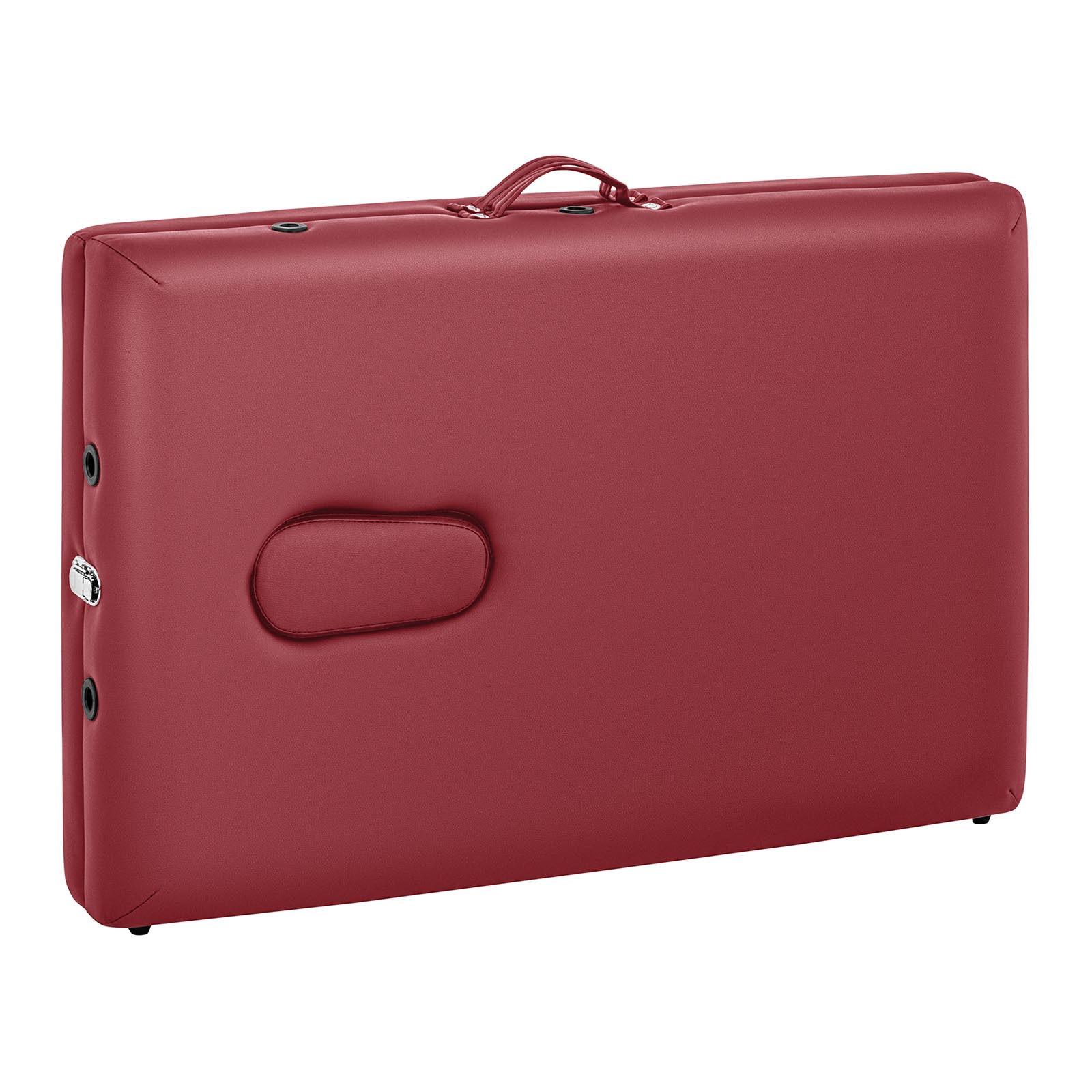 Lettino da massaggio pieghevole rosso rosso (struttura: faggio, rivestimento: PVC, altezza tavolo: 630 - 850 mm) rosso 14_0007734