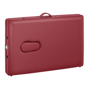 Lettino da massaggio pieghevole rosso rosso (struttura: faggio, rivestimento: PVC, altezza tavolo: 630 - 850 mm) rosso 14_0007734