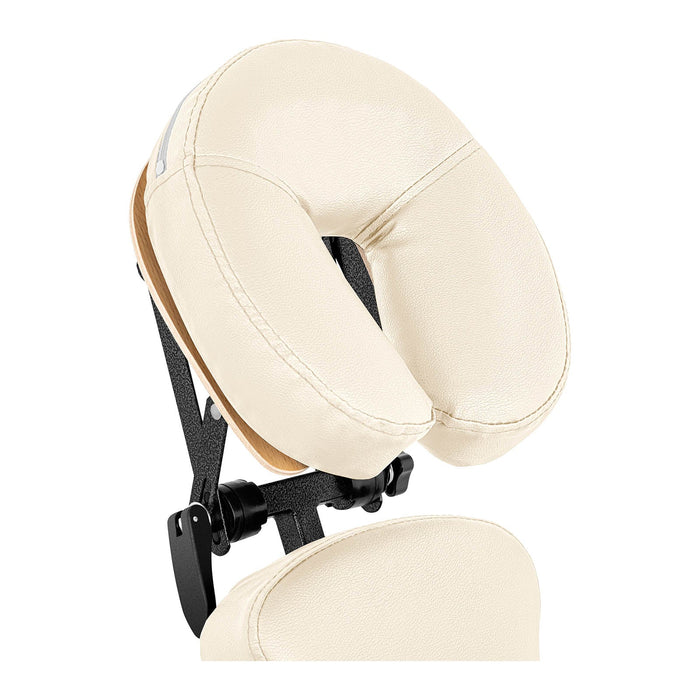 Poltrona massaggiante professionale pieghevole (struttura: acciaio rivestimento: PVC portata: 130 kg borsa inclusa) beige 14_0007736