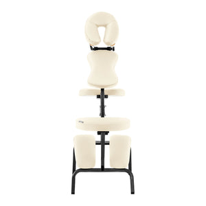 Poltrona massaggiante professionale pieghevole (struttura: acciaio rivestimento: PVC portata: 130 kg borsa inclusa) beige 14_0007736