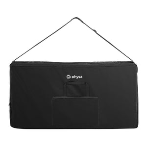 Poltrona massaggiante professionale pieghevole (struttura: acciaio rivestimento: PVC portata: 130 kg borsa inclusa) beige 14_0007736