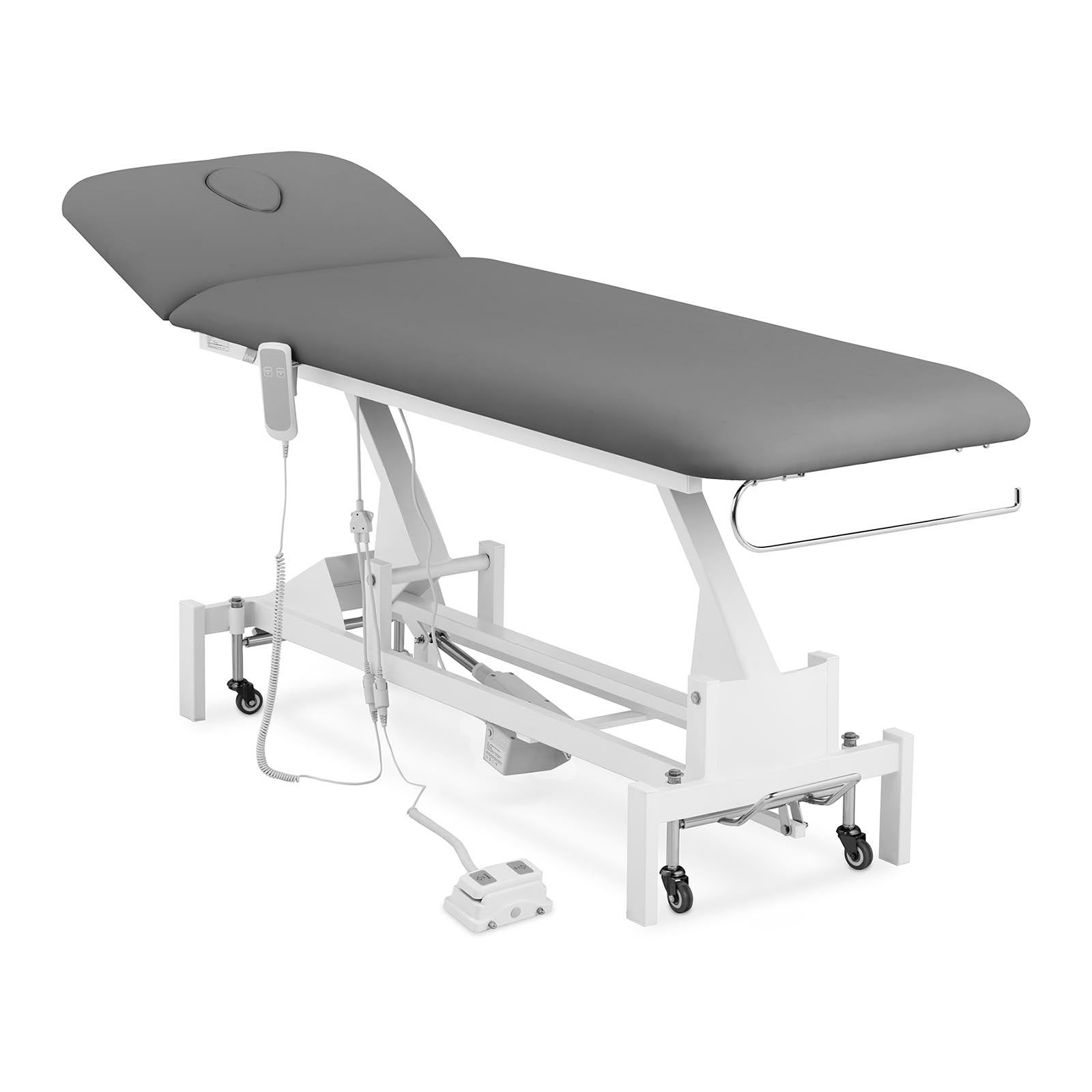 Lettino da massaggio - 1 motore - 200 kg - grigio bianco 14_0007758