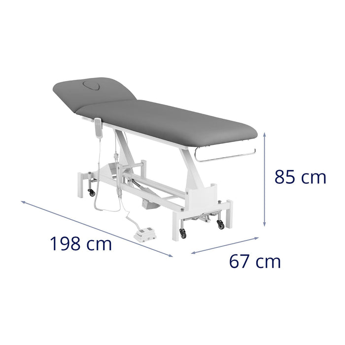 Lettino da massaggio - 1 motore - 200 kg - grigio bianco 14_0007758