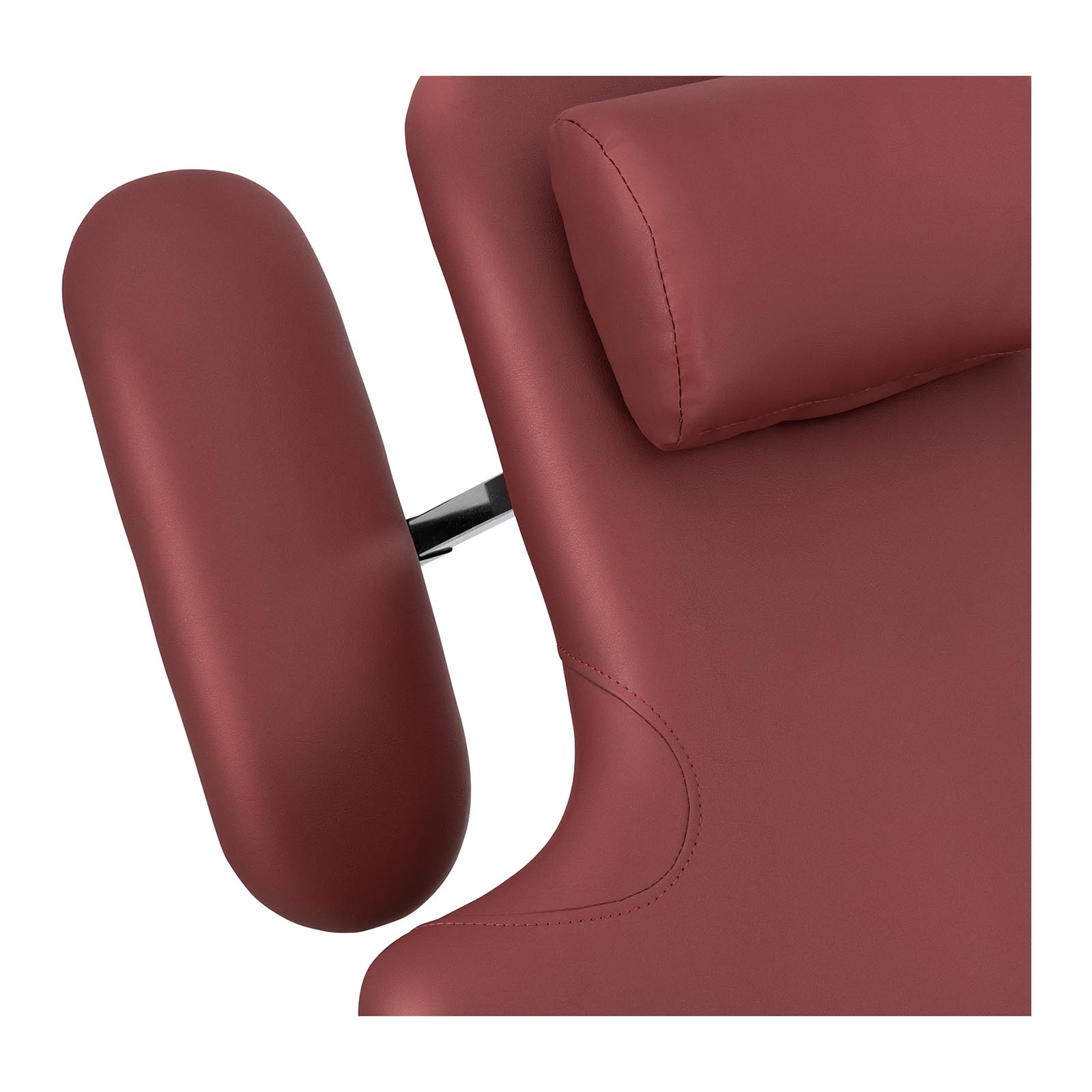 Lettino da massaggio - 3 motori - 250 kg - nero vino rosso 14_0007760