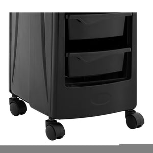 Carrello per parrucchiere per centri estetici (piano superiore: 485 x 380 mm 5 cassetti portata: 10 kg) 14_0007831