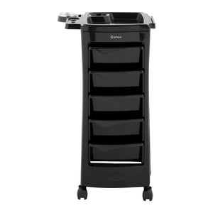 Carrello per parrucchiere per centri estetici (piano superiore: 485 x 380 mm 5 cassetti portata: 10 kg) 14_0007831