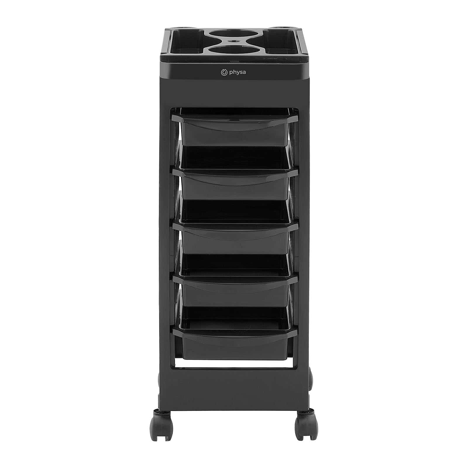 Carrello per parrucchiere per centri estetici (superiore: 495 x 315 mm 5 cassetti portata: 10 kg) 14_0007832