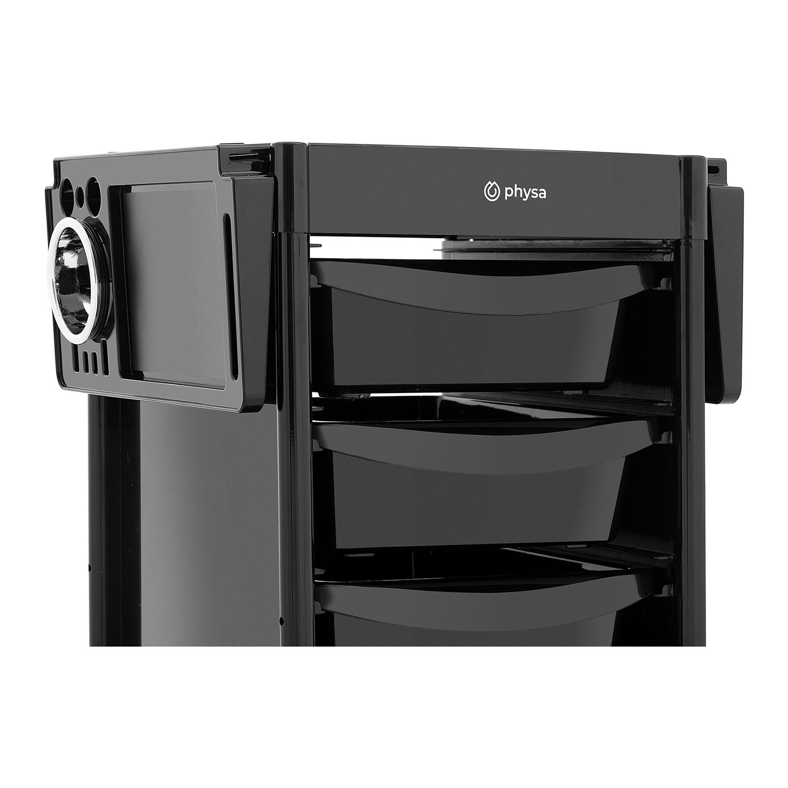 Carrello per parrucchiere - 10 kg - 6 cassetti con 3 divisori portaphon vassoio 420 x 390 mm 14_0007834