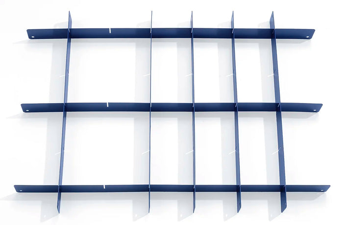 Divisori per cassetti, blu - set, per carrelli da officina