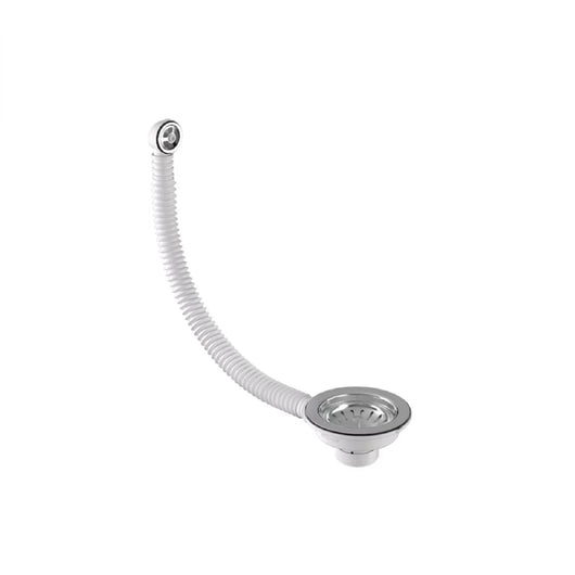 Piletta con cestello per lavello cucina HOOK FLEX ø114 mm x 1"1/2 con troppopieno estensibile