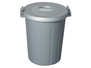 bidone con coperchio okey lt. 50 - ï cm. 47x52 h col. grigio cod:ferx.vit46872