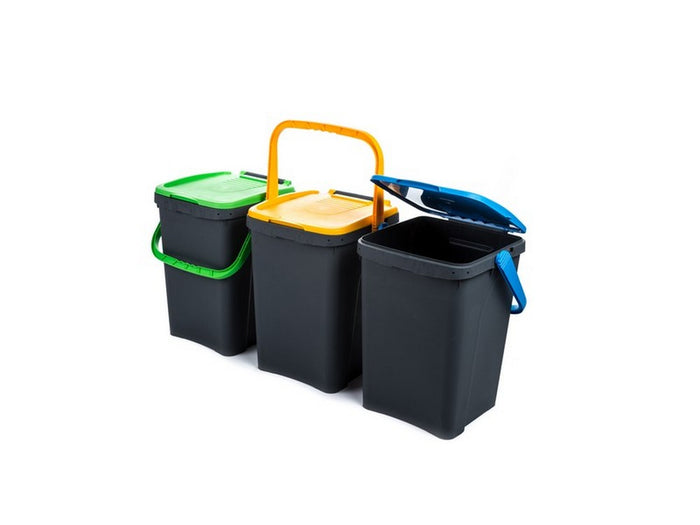 pattumiera lt. 50 - cm. 41,5x40x53,5 h col. assortiti cod:ferx.vit46870