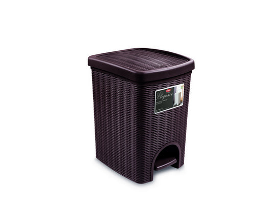 pattumiera bagno elegance lt.20 - cm. 31x27,5x39 h col. moka cod:ferx.vit38207