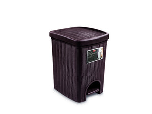 pattumiera bagno elegance lt.20 - cm. 31x27,5x39 h col. tortora cod:ferx.vit38206