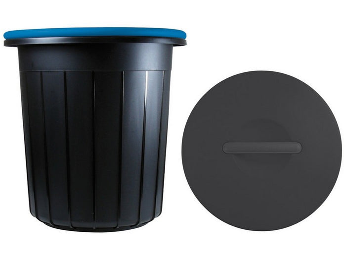 gi= style pattumiera eco solution lt. 16 - cm. 33x33x33,5 h col. nero/blu cod:ferx.vit51567