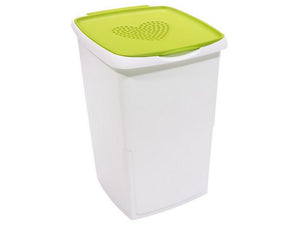 gi= style portabiancheria love lt. 45 - cm. 37x36x53 h col. verde cod:ferx.vit51554