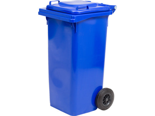 bidone quadro per differenziata lt. 120 - cm. 55x50x94 h col. blu cod:ferx.vit26782