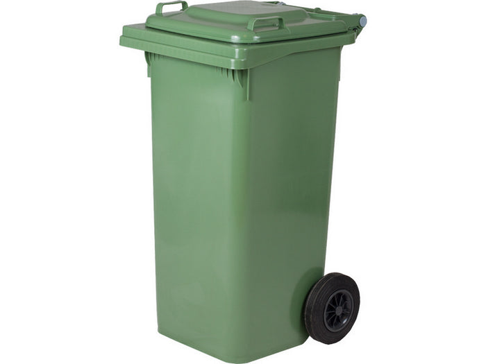 bidone quadro per differenziata lt. 240 - cm.72x58x106 h col. verde cod:ferx.vit40228