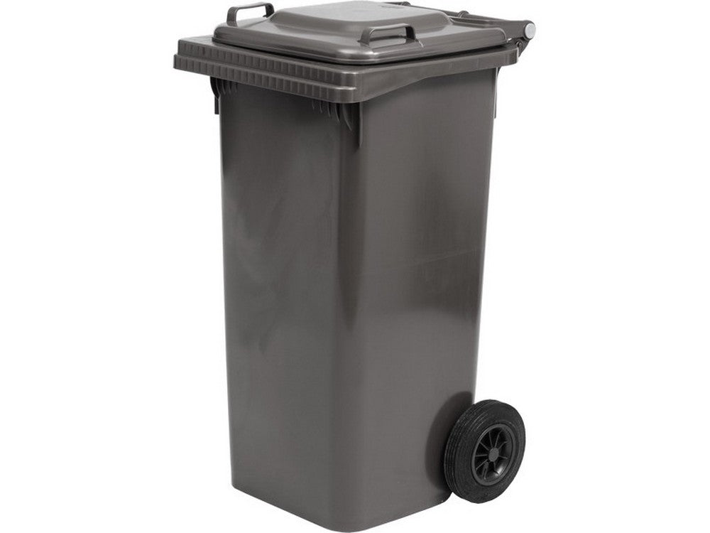 bidone quadro per differenziata lt. 120 - cm. 55x50x94 h col. grigio cod:ferx.vit42484