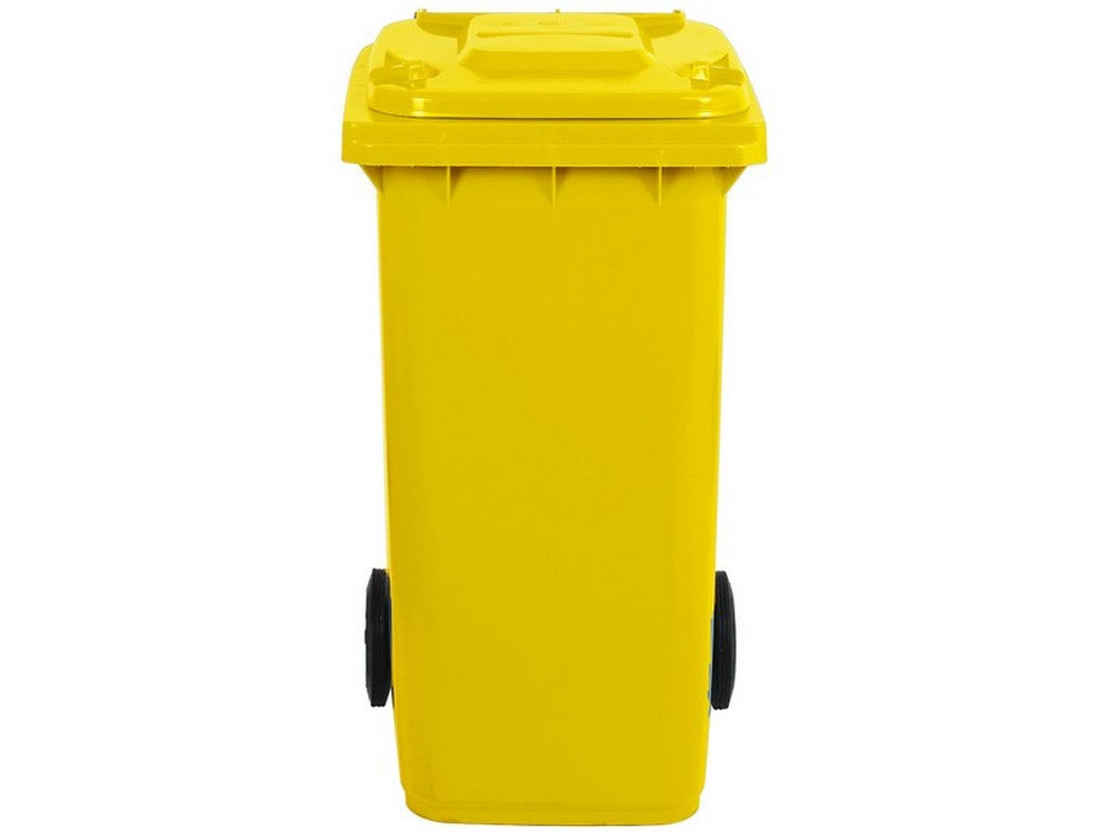 bidone per differenziata lt. 240 - cm. 58x65,5x107 h col. giallo cod:ferx.vit52539