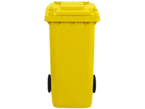 bidone per differenziata lt. 240 - cm. 58x65,5x107 h col. giallo cod:ferx.vit52539