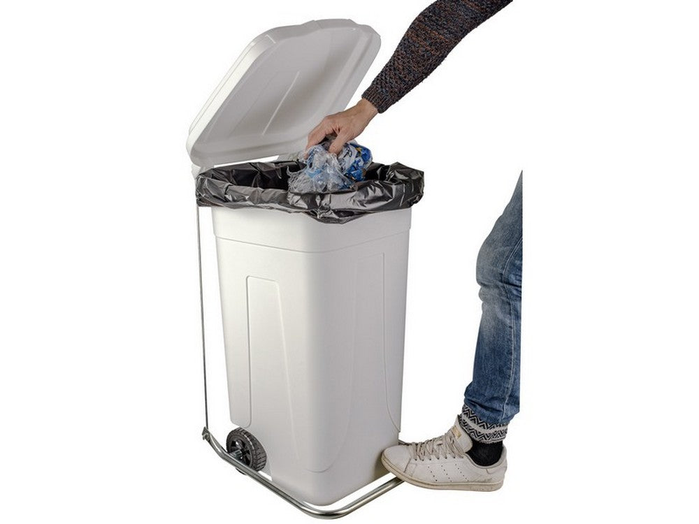 kit pedale + aste per bidone per differenziata lt. 80 cod:ferx.vit54156