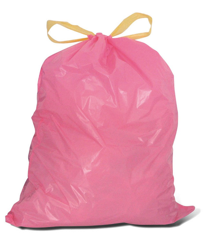 sacco rifiuti pratico rosa 12 pz cm. 55x65 - lt. 40 cod:ferx.vit27139