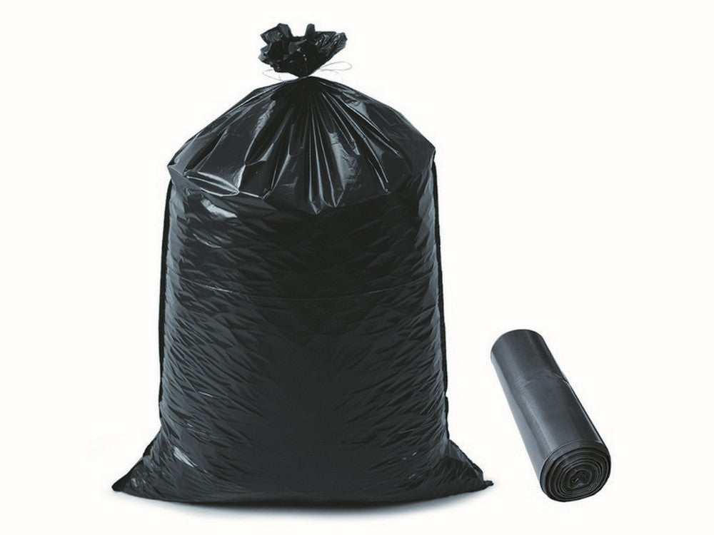 sacco per nettezza urbana cm. 90x120 (rot. 10 pz) col. nero cod:ferx.vit44407