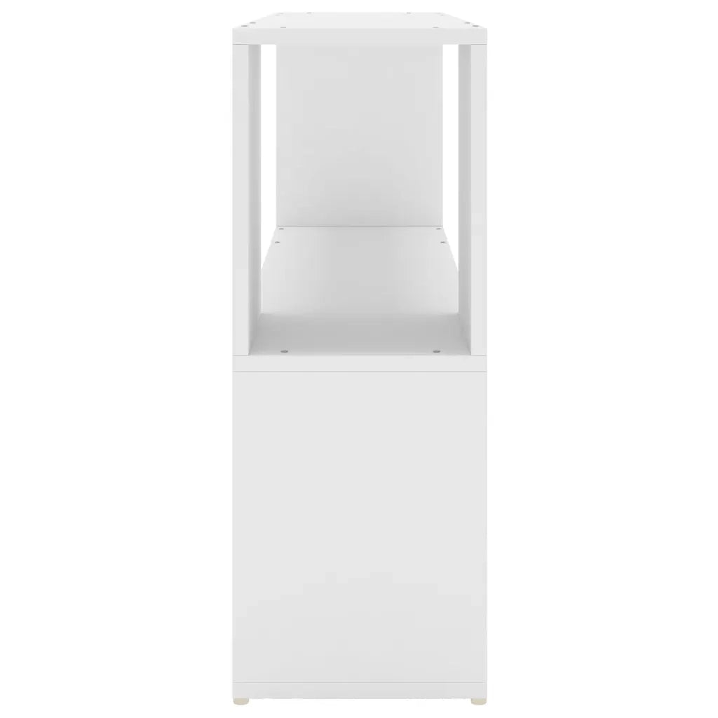 Libreria Bianca 100x24x63 cm in Legno Multistrato