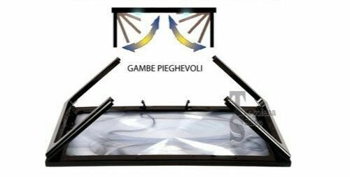 LENTE INGRANDIMENTO A LED DA TAVOLO COLLO LUCE SUPPORTO LETTURA A PILE