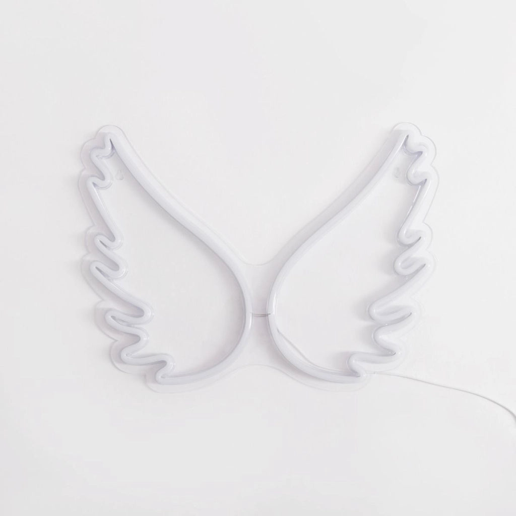 Applique neon ali blu LED 5W con interruttore USB Zuma Line
