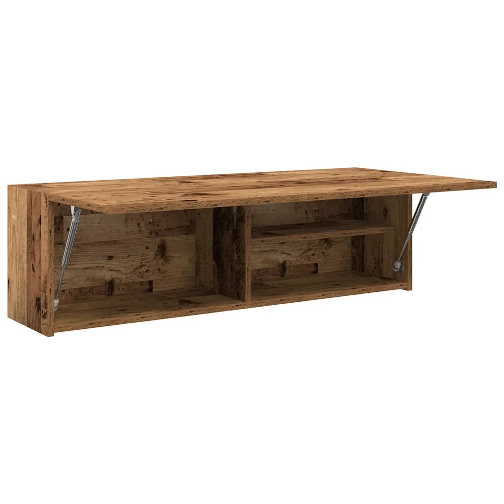 Mobile da Bagno Legno Antico 100x25x30 cm in Truciolato