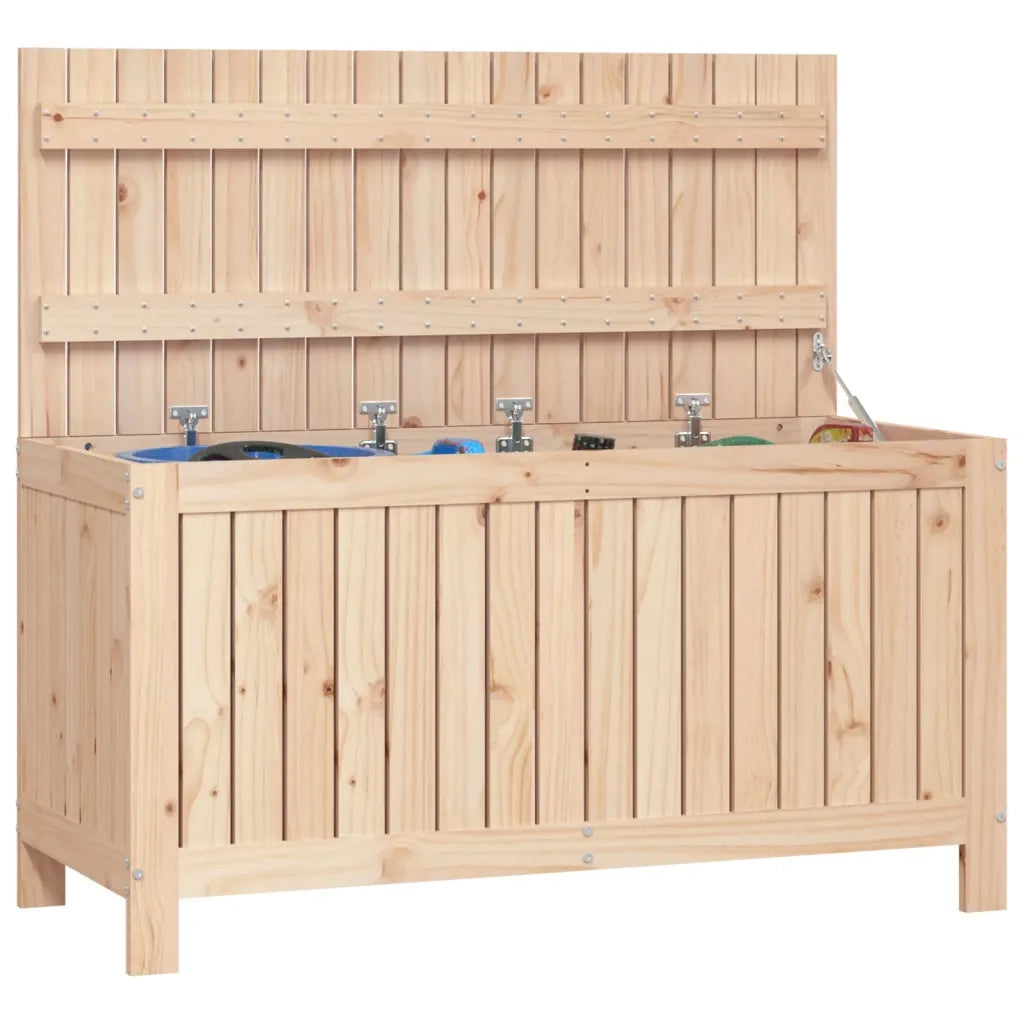 Contenitore da Giardino 115x49x60 cm in Legno Massello di Pino 823836