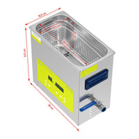 Macchina professionale per la pulizia delle vasche ad ultrasuoni degassificatrice da 45 litri 14_0000270