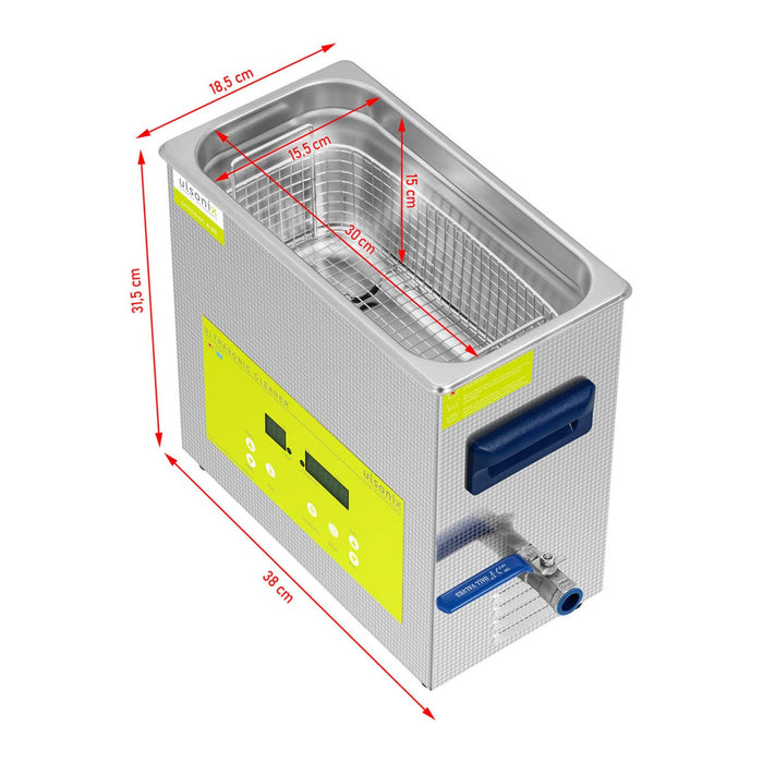 Macchina professionale per la pulizia delle vasche ad ultrasuoni degassificatrice da 45 litri 14_0000270