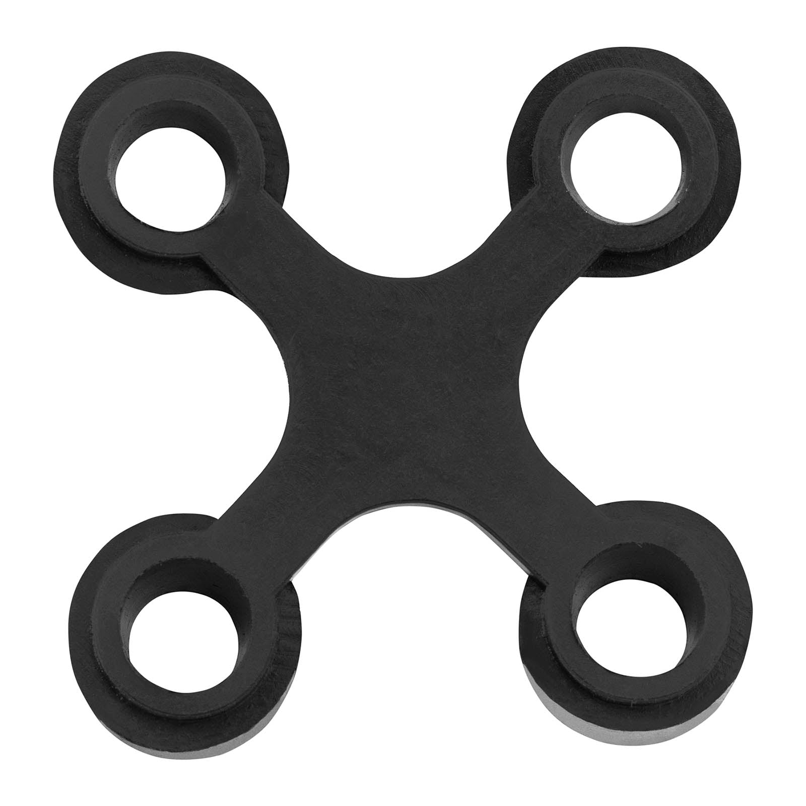 Connettore tappetino in gomma 3,5 x 3,5 x 0,5 cm nero 14_0006101