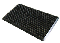 zerbino a nido d'ape nero cm. 70x40 cod:ferx.vit20442