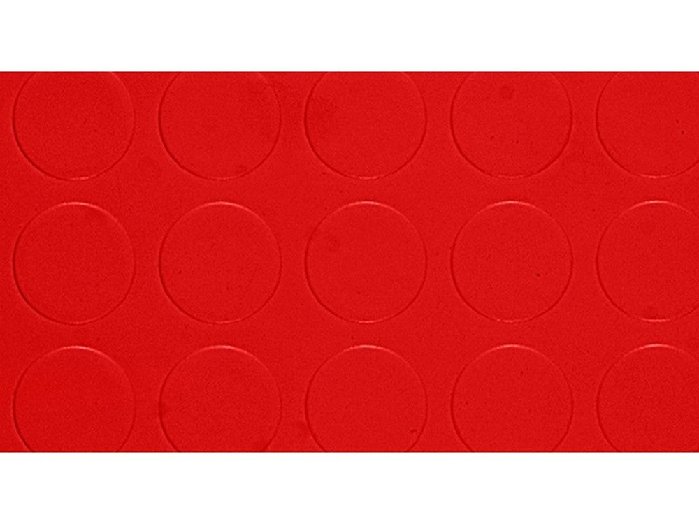 copripavimento in pvc bollato rosso rt. mtl 25x mt.1 h spess. mm.1,3 cod:ferx.vit33293