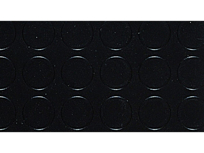 copripavimento in pvc bollato nero rt. mtl 25x mt.1 h spess. mm.1 cod:ferx.vit31100