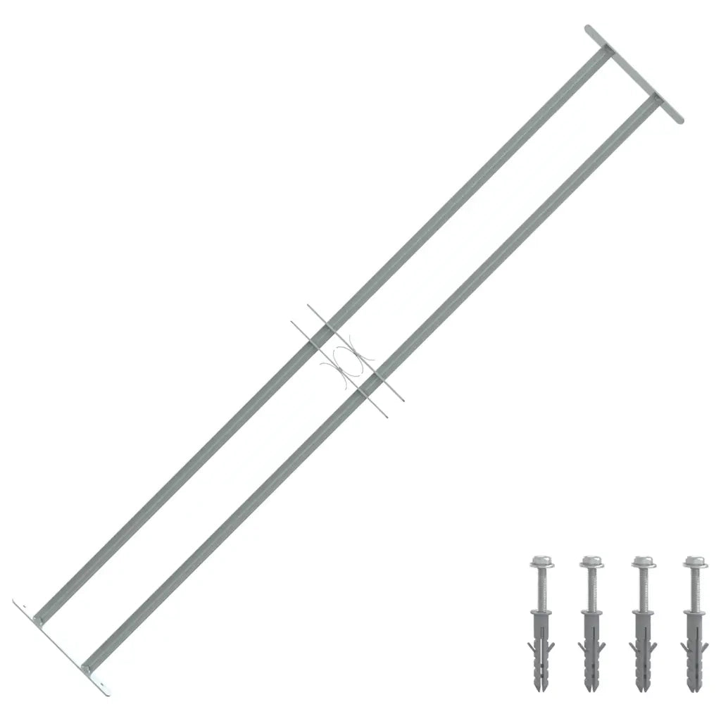 Grate per Finestre Regolabili 2 Barre Trasversali 1000-1500 mm cod mxl 58091