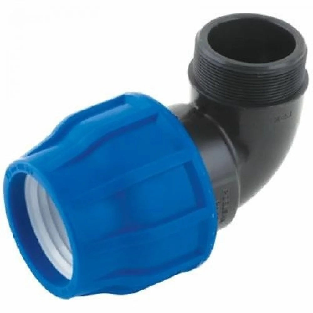 Gomito Maschio A Compressione Pn16 D.32X1/2