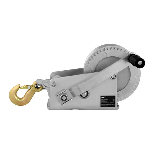 Verricello manuale 1.130 kg lunghezza cavo: 10 m manovella a cricchetto 14_0003875