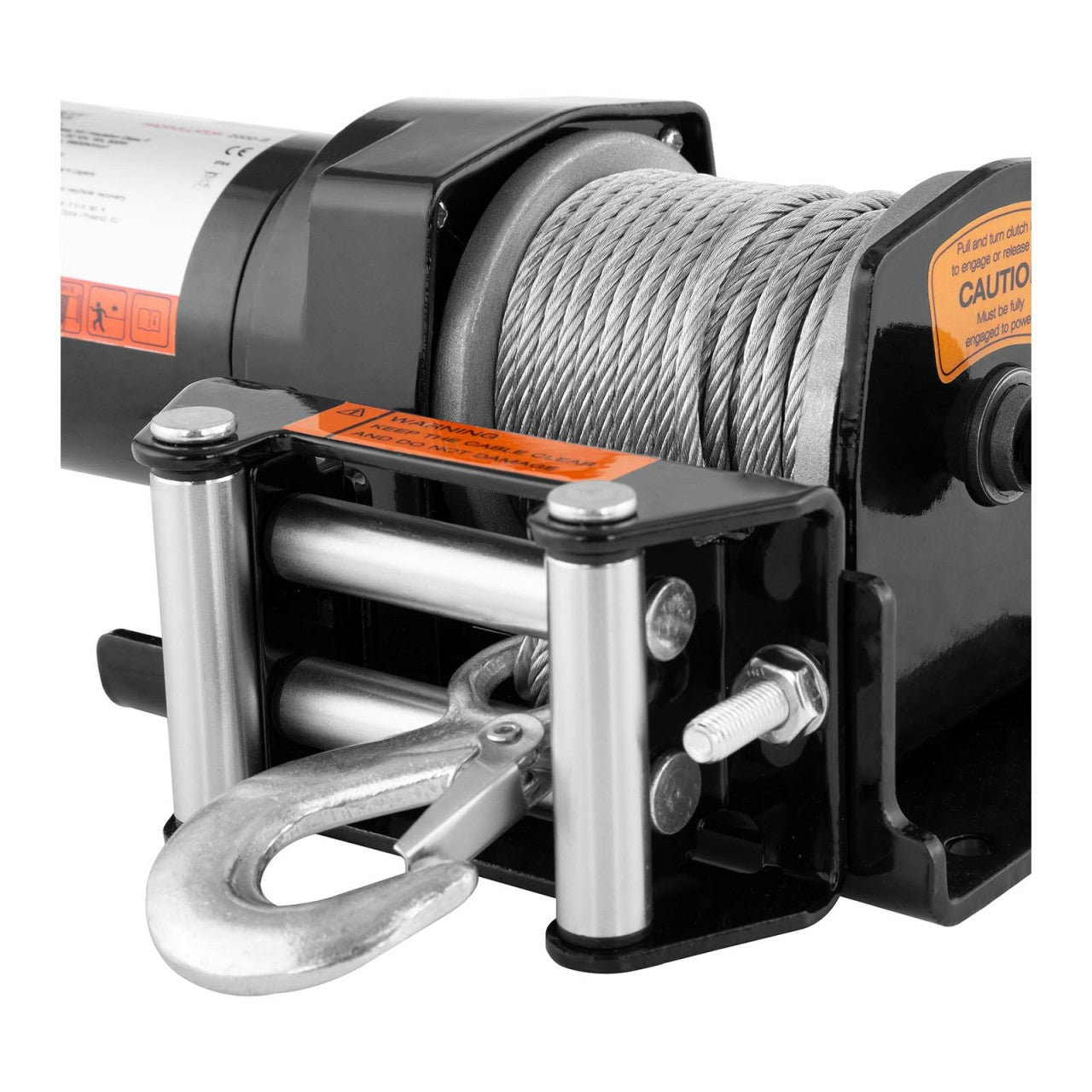 Verricello in alluminio 4x4 - 907 kg - 2.000 libbre Lunghezza cavo: 15 m 14_0003873