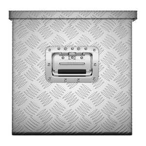 Box portaoggetti in alluminio 124 x 38 x 38 cm 150 litri 14_0001071