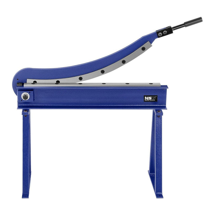 Cesoia per lamiera a leva con basamento larghezza di taglio 800 mm acciaio 14_0001054