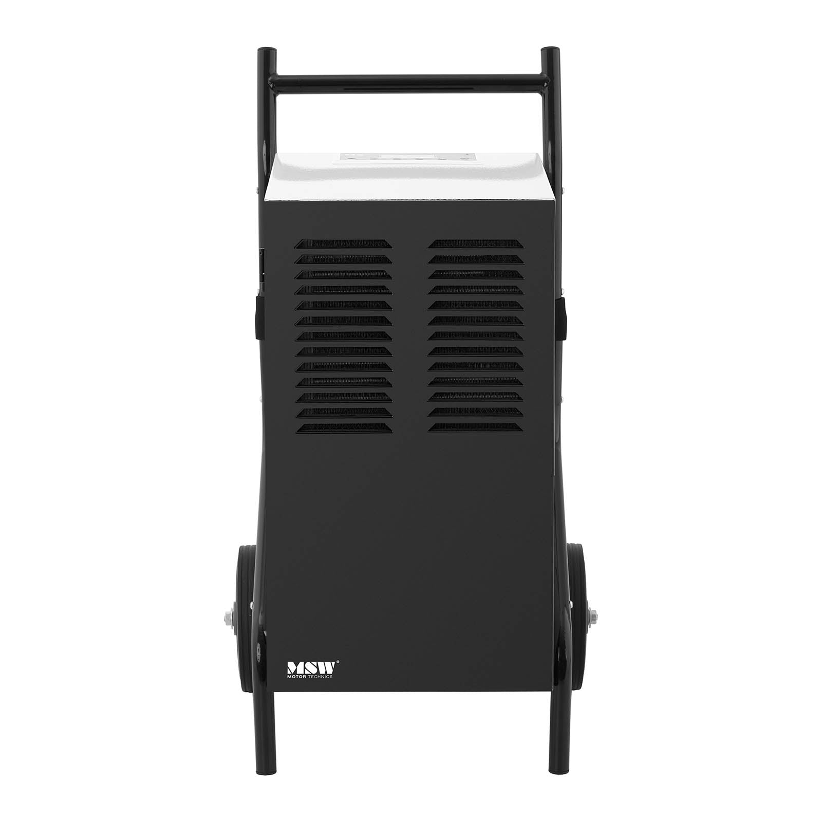 Deumidificatore elettrico professionale da cantiere per cantine domestiche di costruzione industriale efficiente (50 l/24h, Superficie 80 m2, Aria miscelata 630 m3/h, Serbatoio 5,5 l, LED) 14_0007254