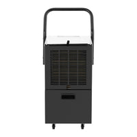 Deumidificatore professionale per aria da cantiere elettrico per cantina domestica industriale efficiente edilizia a (30l/24h, superficie 50 m2, aria miscelata 630 m3/h, serbatoio 5,5 l, LED) 14_0007255
